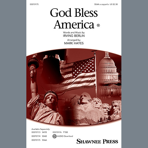 Download Irving Berlin God Bless America (arr. Mark Hayes) sheet music and printable PDF music notes