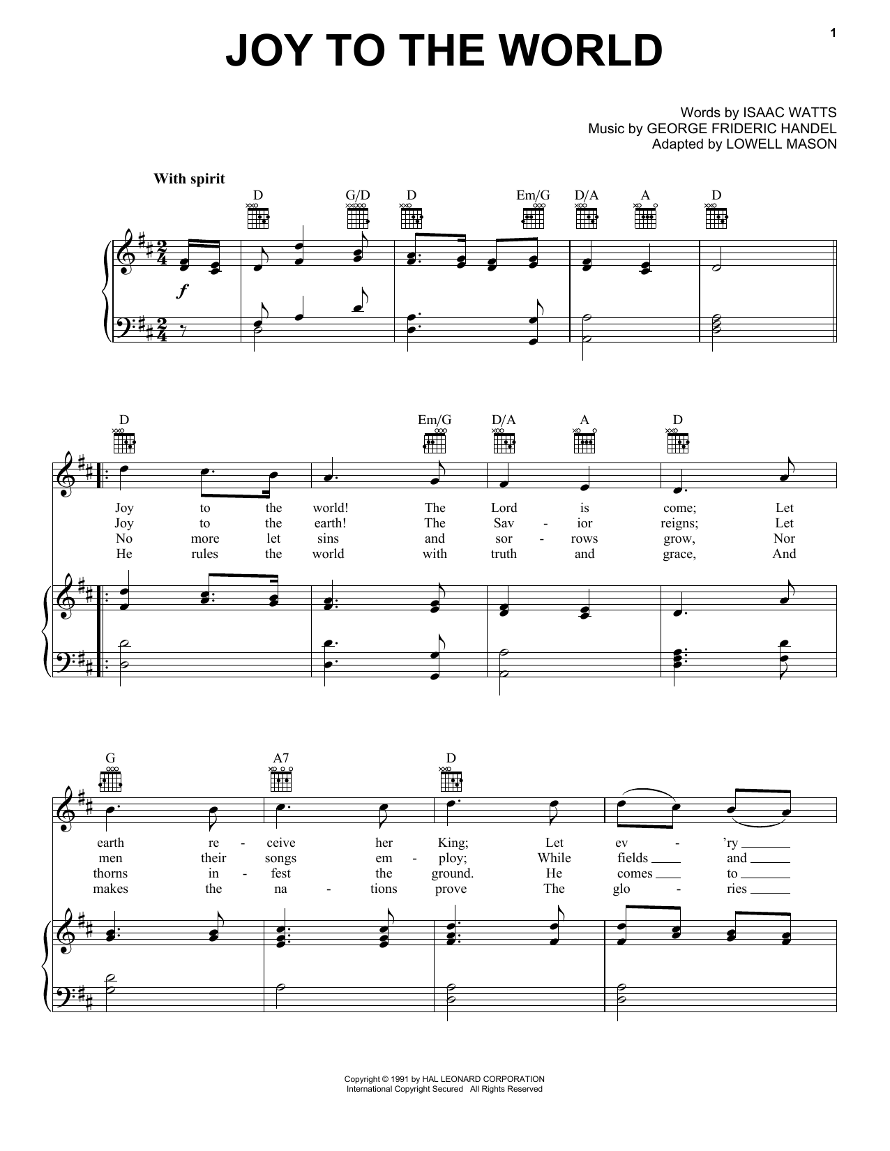 Preview Isaac Watts Joy To The World Classical sheet music, notes and chords for Piano & Vocal, SKU: 18907 sheet music, piano notes, chords, guitar tabs, score, transpose, transcribe, how to play, guide, download, learn, tutorial, progression, song, artist, awards, billboard, mtv, vh1, tour, single, album, release