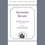 Download Isabella Leonarda Momento Rerum sheet music and printable PDF music notes
