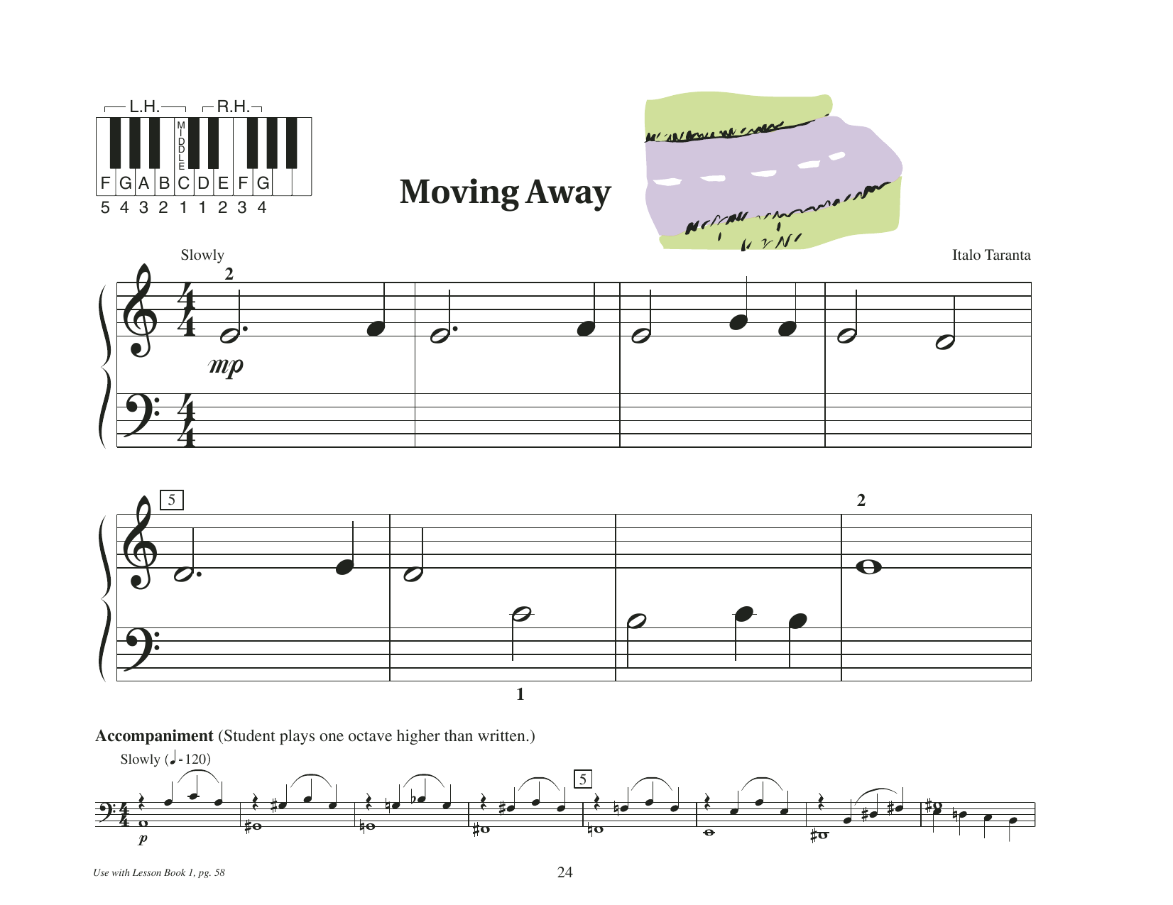 Italo Taranta Moving Away Sheet Music Notes & Chords for Educational Piano - Download or Print PDF
