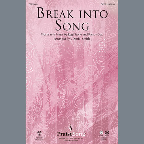 J. Daniel Smith J. Daniel Smith, Break Into Song - Alto Sax 1 (sub. Horn 1), Choir Instrumental Pak