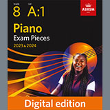 Download J S Bach Prelude and Fugue in B flat (Grade 8, list A1, from the ABRSM Piano Syllabus 2023 & 2024) sheet music and printable PDF music notes