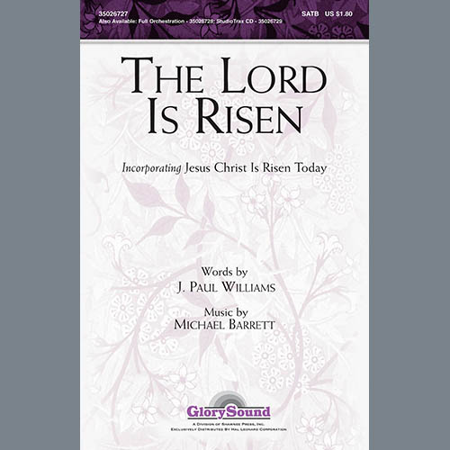 J. Paul Williams, The Lord Is Risen - Bb Trumpet 2,3, Choir Instrumental Pak