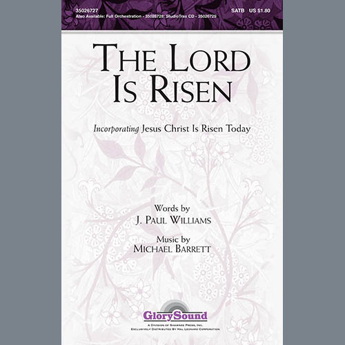 J. Paul Williams J. Paul Williams, The Lord Is Risen - Trombone 1 & 2, Choir Instrumental Pak