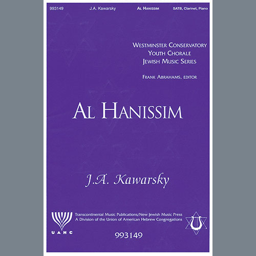 J.A. Kawarsky, Al Hanissim (Chanukah Song), SATB