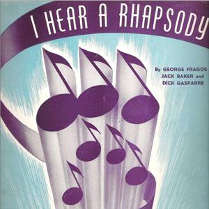 Jack Baker, I Hear A Rhapsody, Easy Guitar Tab