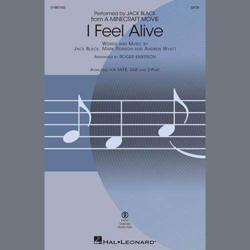 Jack Black, I Feel Alive (from A Minecraft Movie) (arr. Roger Emerson), 2-Part Choir
