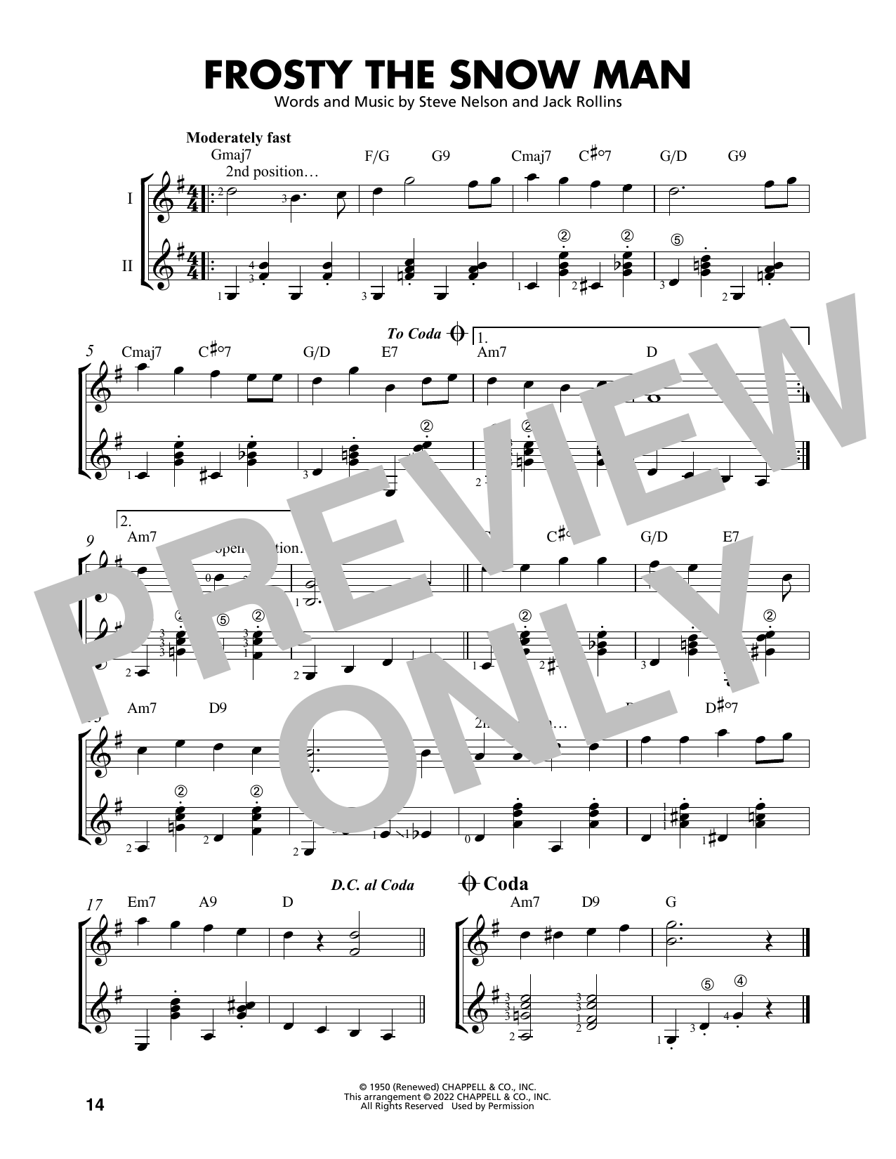 Jack Rollins Frosty The Snow Man (arr. Mark Phillips) Sheet Music Notes & Chords for Easy Guitar Tab - Download or Print PDF
