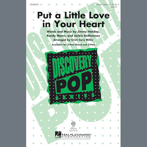 Jackie DeShannon, Put A Little Love In Your Heart (arr. Cristi Cary Miller), 2-Part Choir