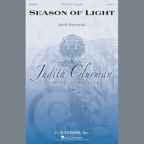 Jacob Narverud, Season Of Light, SATB Choir