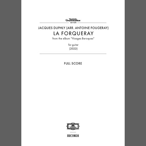 Jacques Duphly Jacques Duphly, La Fourqueray (arr. Antoine Fourgeray), Solo Guitar
