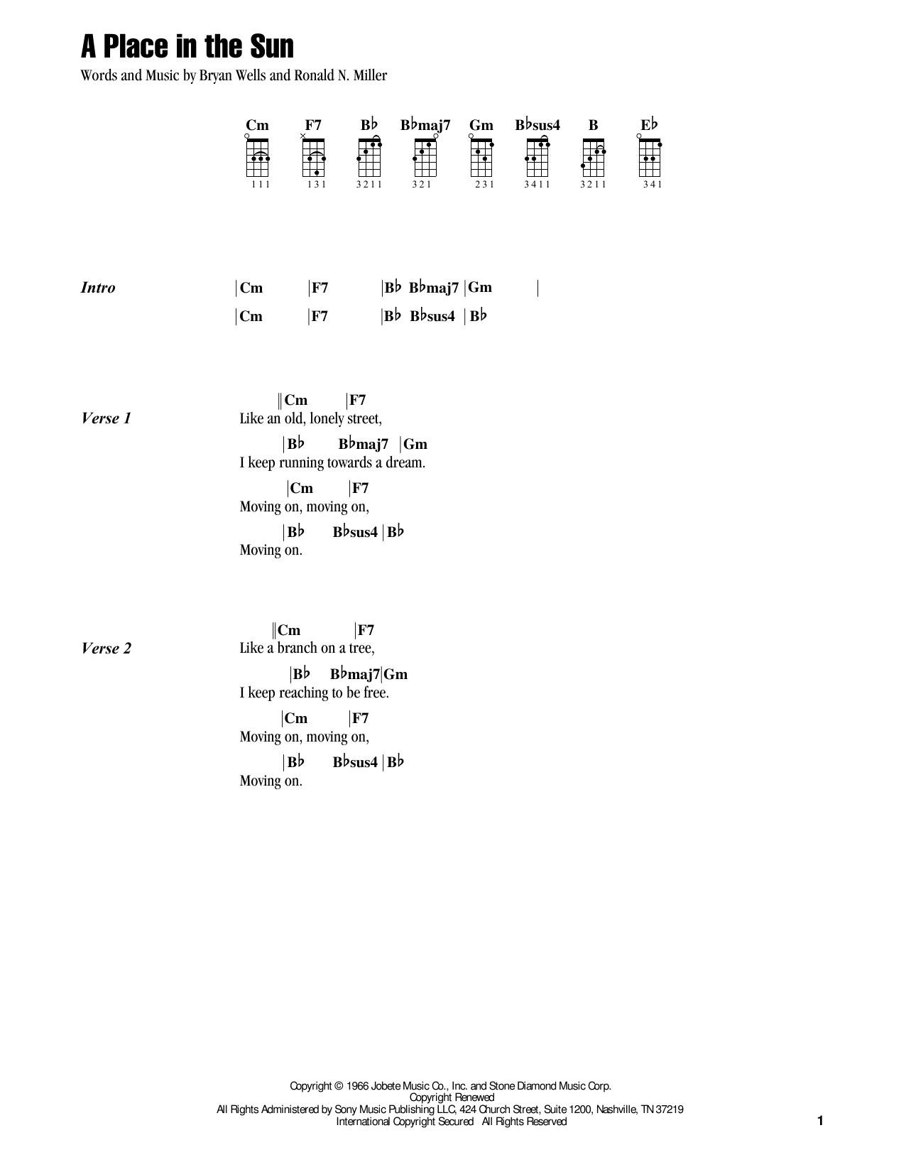 Jake Shimabukuro A Place In The Sun (feat. Jack Johnson with Paula Fuga) Sheet Music Notes & Chords for Ukulele - Download or Print PDF