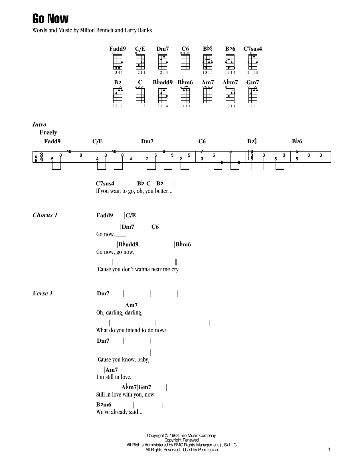Jake Shimabukuro Go Now (feat. Michael McDonald) Sheet Music Notes & Chords for Ukulele - Download or Print PDF