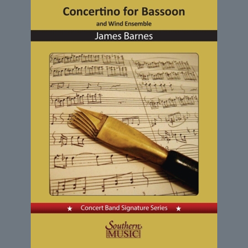 James Barnes, Concertino for Bassoon (Solo / Piano Reduction), Woodwind Solo