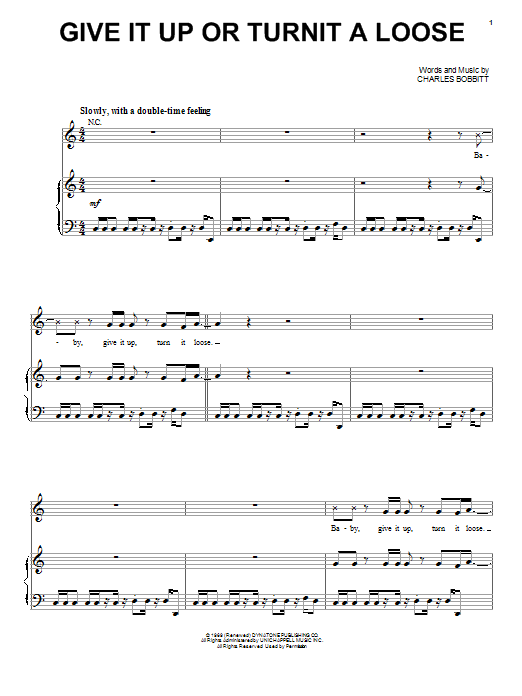 James Brown Give It Up Or Turnit A Loose Sheet Music Notes & Chords for Drums Transcription - Download or Print PDF