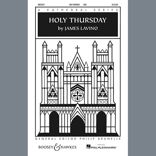 James Lavino, Holy Thursday, SATB