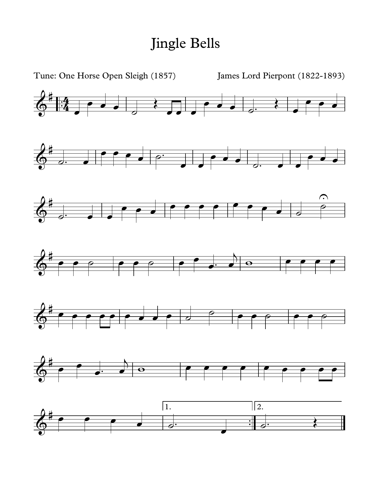 James Lord Pierpont Jingle Bells (arr. Patrick Roulet) Sheet Music Notes & Chords for Marimba Solo - Download or Print PDF