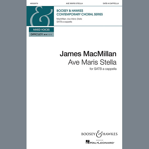 James MacMillan, Ave Maris Stella, SATB
