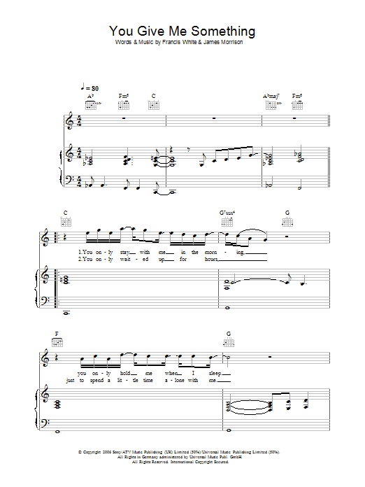 James Morrison You Give Me Something Sheet Music Notes & Chords for Flute Solo - Download or Print PDF