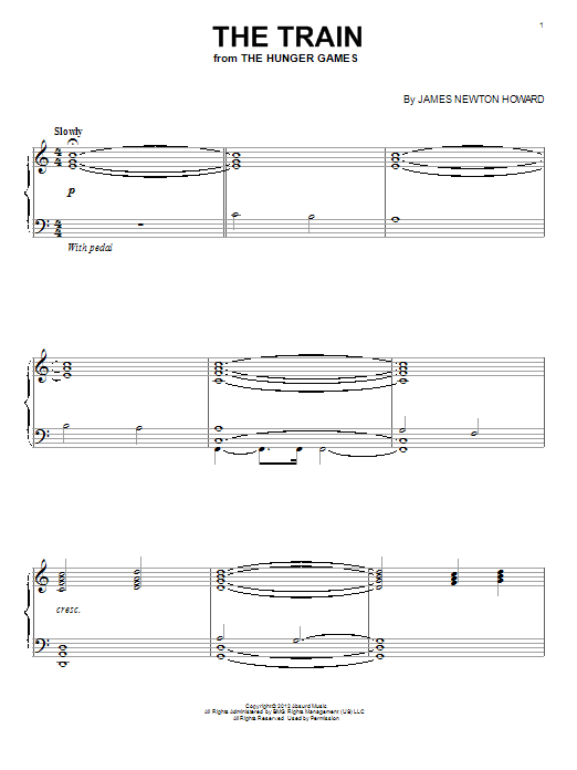 James Newton Howard The Train Sheet Music Notes & Chords for Piano - Download or Print PDF