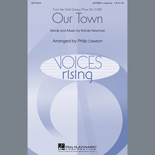 James Taylor, Our Town (from Cars) (arr. Philip Lawson), SATB