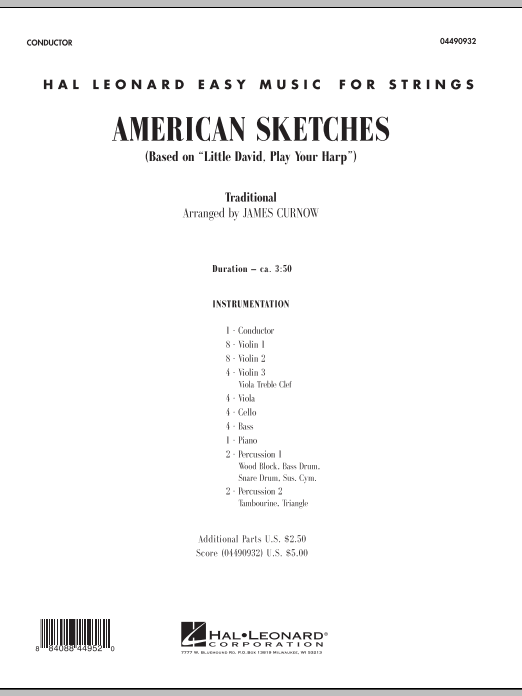 American Sketches - Full Score sheet music