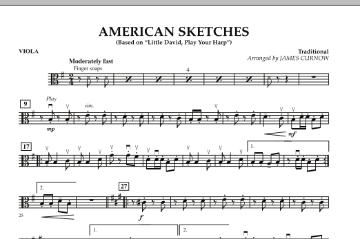 American Sketches - Viola sheet music