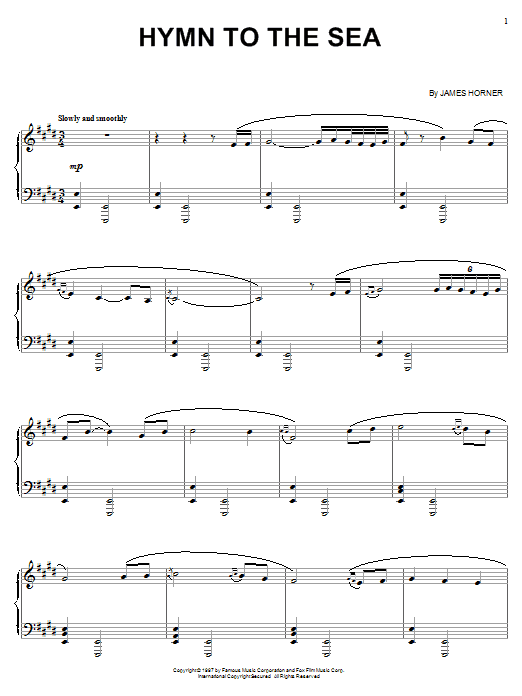 Preview James Horner Hymn To The Sea Film and TV sheet music, notes and chords for Piano, Vocal & Guitar (Right-Hand Melody), SKU: 18361 sheet music, piano notes, chords, guitar tabs, score, transpose, transcribe, how to play, guide, download, learn, tutorial, progression, song, artist, awards, billboard, mtv, vh1, tour, single, album, release