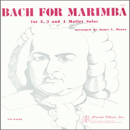 James Moore, Bach For Marimba, Percussion Solo