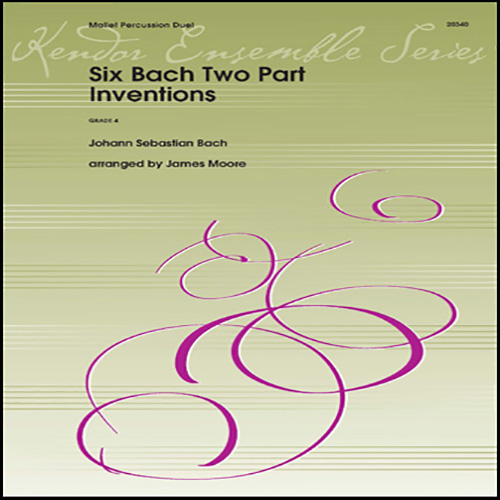 Download James Moore Six Bach Two Part Inventions sheet music and printable PDF music notes