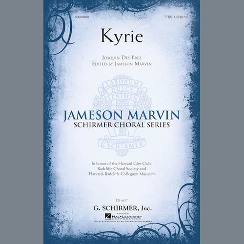 Jameson Marvin, Kyrie, TTBB