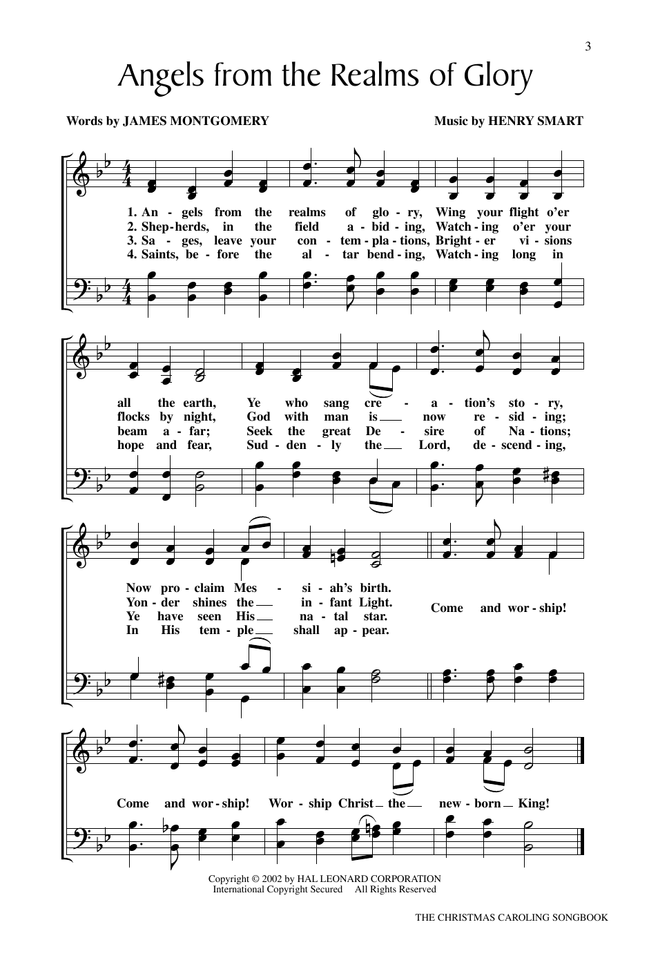 Janet Day The Christmas Caroling Songbook Sheet Music Notes & Chords for SATB Choir - Download or Print PDF