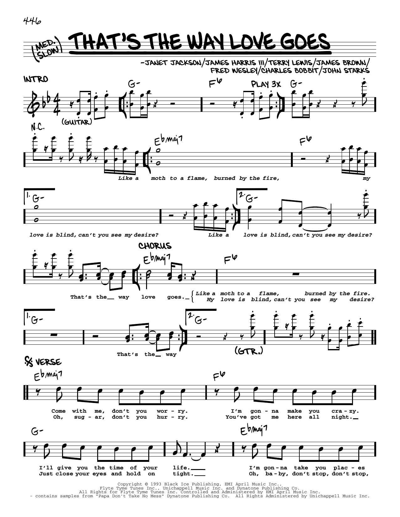Janet Jackson That S The Way Love Goes Sheet Music Download Pdf Score Janet Jackson That S The Way Love Goes Sheet Music Download Pdf Score