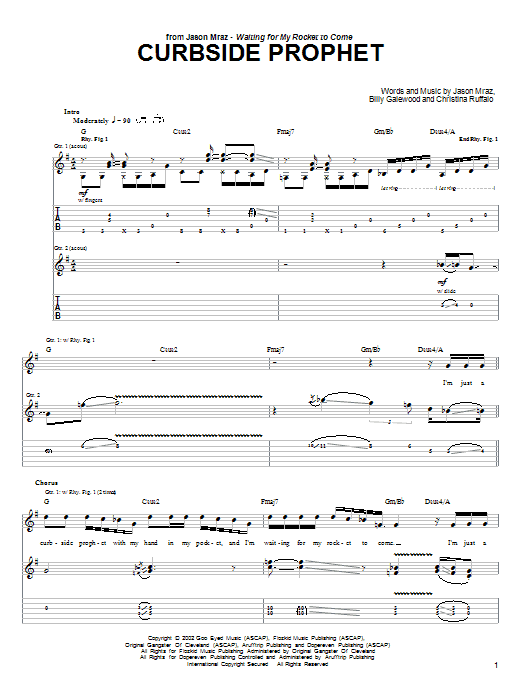 Jason Mraz Curbside Prophet Sheet Music Notes & Chords for Ukulele with strumming patterns - Download or Print PDF
