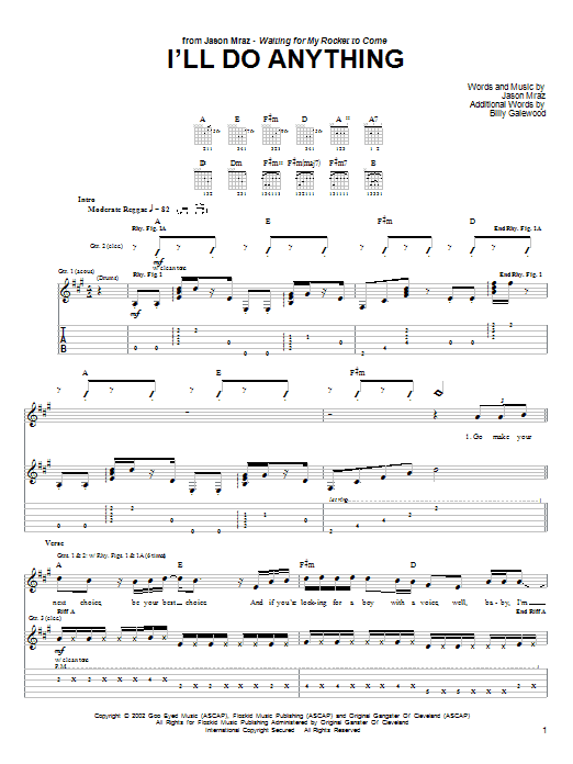 Jason Mraz I'll Do Anything Sheet Music Notes & Chords for Ukulele with strumming patterns - Download or Print PDF