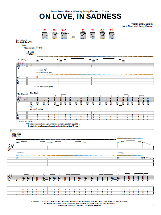 Jason Mraz On Love, In Sadness Sheet Music Notes & Chords for Ukulele with strumming patterns - Download or Print PDF