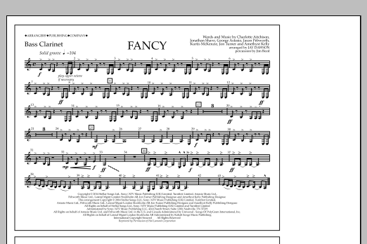 Jay Dawson Fancy - Bass Clarinet Sheet Music Notes & Chords for Marching Band - Download or Print PDF