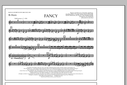 Jay Dawson Fancy - Bb Horn Sheet Music Notes & Chords for Marching Band - Download or Print PDF