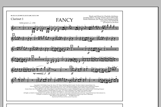 Jay Dawson Fancy - Clarinet 1 Sheet Music Notes & Chords for Marching Band - Download or Print PDF