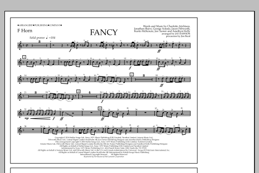 Jay Dawson Fancy - F Horn Sheet Music Notes & Chords for Marching Band - Download or Print PDF
