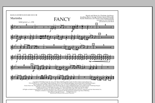 Jay Dawson Fancy - Marimba Sheet Music Notes & Chords for Marching Band - Download or Print PDF