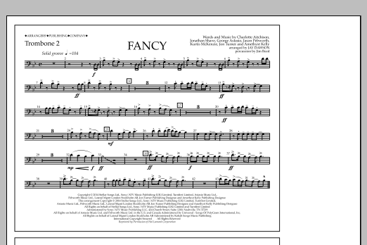 Jay Dawson Fancy - Trombone 2 Sheet Music Notes & Chords for Marching Band - Download or Print PDF
