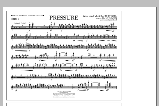 Jay Dawson Pressure - Flute 1 Sheet Music Notes & Chords for Marching Band - Download or Print PDF