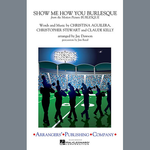 Jay Dawson, Show Me How You Burlesque - Cymbals, Marching Band