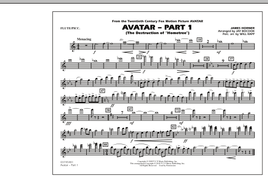 Avatar: Part 1 - Flute/Piccolo sheet music