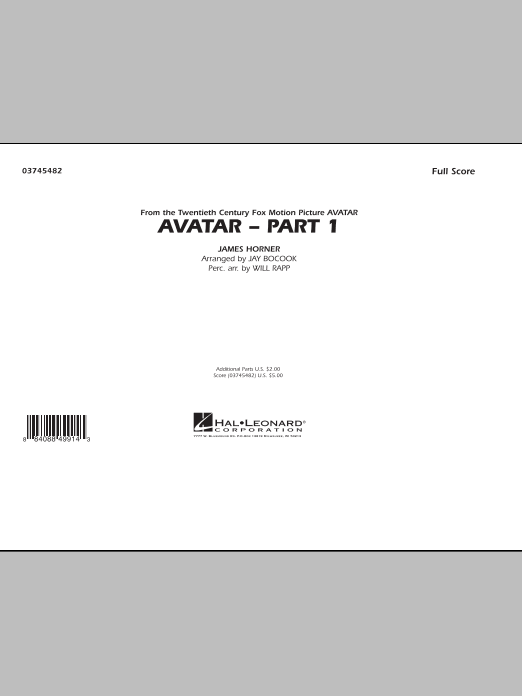 Avatar: Part 1 - Full Score sheet music