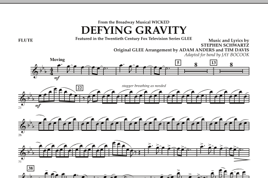 Defying Gravity (from Wicked) - Flute sheet music