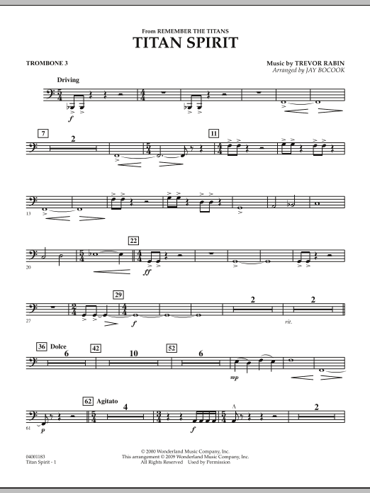 Preview Jay Bocook Titan Spirit (Theme from Titan Spirit (Theme from