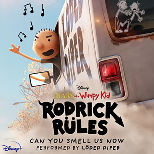 Jeff Kinney and Jon Levine, Can You Smell Us Now (from Diary of a Wimpy Kid: Rodrick Rules), Piano, Vocal & Guitar Chords (Right-Hand Melody)