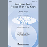 Download Jeff Marx and Mervyn Warren You Have More Friends Than You Know (arr. Dave Volpe) sheet music and printable PDF music notes